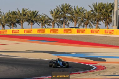 F1Testing GP F12026 20 Şubat 'ta Manama, Bahreyn' de Mercedes sürücüsü George Russell
