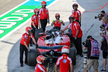 F1Testing GP F12026, 20 Şubat, Manama, Bahreyn - Formula 1 Charles Leclerc Ferrari sürücüsü