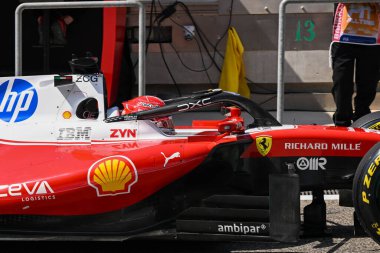 F1Testing GP F12026, 20 Şubat, Manama, Bahreyn - Formula 1 Charles Leclerc Ferrari sürücüsü