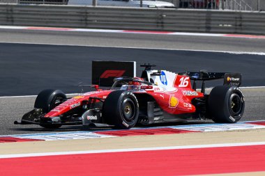 F1Testing GP F12026, 20 Şubat, Manama, Bahreyn - Formula 1 Charles Leclerc Ferrari sürücüsü