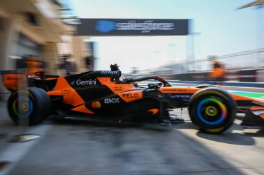 F1Testing GP F12026 20 Şubat 'ta Manama, Bahreyn' de - Formula 1 Oscar Piastri sürücüsü McLaren