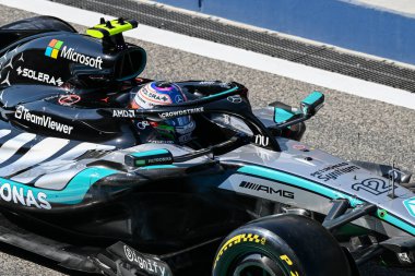 F1Testing GP F12026 20 Şubat 'ta Manama, Bahreyn' de Mercedes için Formula 1 Kimi Antonelli sürücüsü