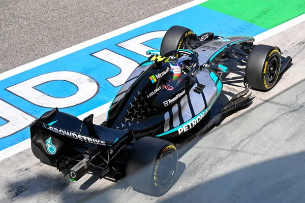 F1Testing GP F12026 20 Şubat 'ta Manama, Bahreyn' de Mercedes için Formula 1 Kimi Antonelli sürücüsü