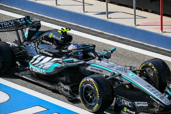 F1Testing GP F12026 20 Şubat 'ta Manama, Bahreyn' de Mercedes için Formula 1 Kimi Antonelli sürücüsü