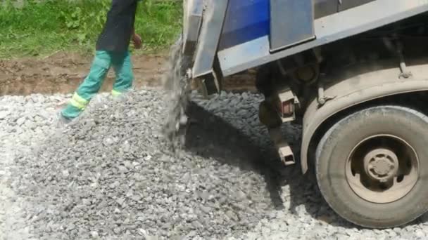 Matériel de déchargement de camion — Video