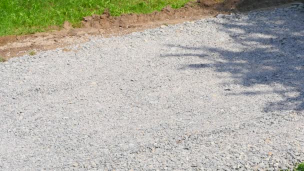 Rouleau de route sur la réparation de la route 