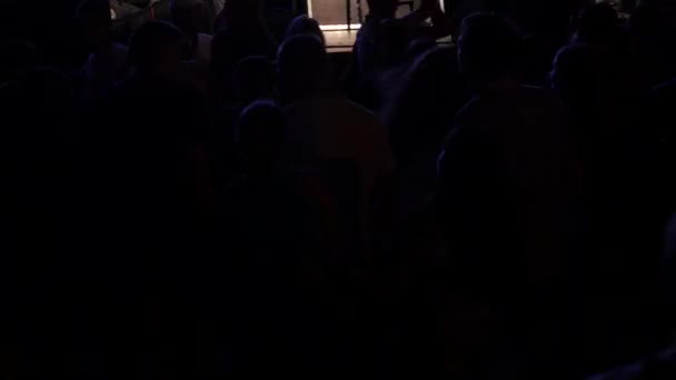 Foule à un concert de musique — Video