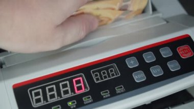 Euro 'yu saymak bir elektronik para sayacı