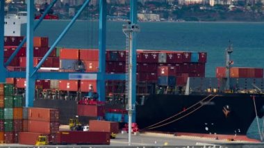 Modern lojistik arka plan