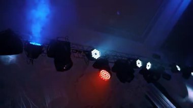 Sahne Işıkları Bir Konserde Sahneyi Aydınlat