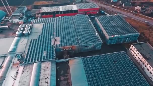 Farma paneli słonecznych — Wideo stockowe