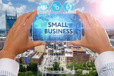 Ekonomi, teknoloji, Internet ve ağ kavramı. Kız tuvalete