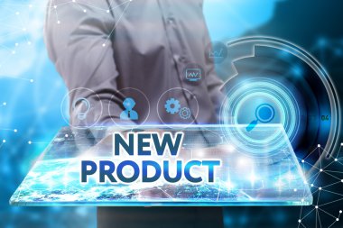 Ekonomi, teknoloji, Internet ve ağ kavramı. Genç busine