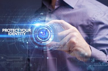 Ekonomi, teknoloji, Internet ve ağ kavramı. Genç busine