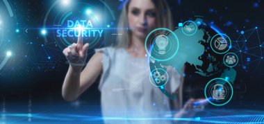 İş, teknoloji, internet ve ağ konsepti. Genç işadamı başarılı bir büyüme için adımlar üzerinde düşünüyor: 