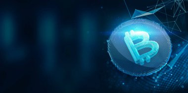 İnternet, iş, teknoloji ve ağ konsepti. ICO İlk Para Teklifi.