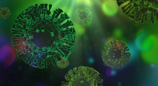 Coronavirus 2019 Ncov Ιός Της Κορόνας Σπάει Επιδημικός Ιός Σύνδρομο — Φωτογραφία Αρχείου