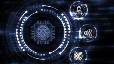 İnternet, iş, teknoloji ve ağ konsepti. Nesnelerin interneti - IOT konsepti. İş adamı IOT ürünleri ve çözümler sunuyor. 