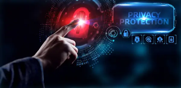Cyber Security Protezione Dei Dati Business Tecnologia Privacy Concetto — Foto Stock