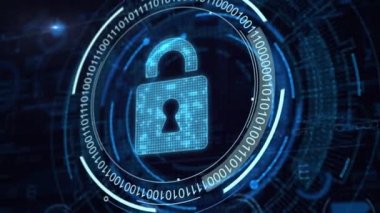 Siber güvenlik veri koruması iş teknolojisi gizlilik kavramı