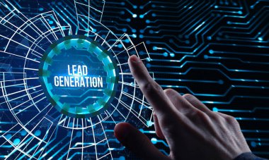 İnternet, iş, teknoloji ve ağ konsepti.