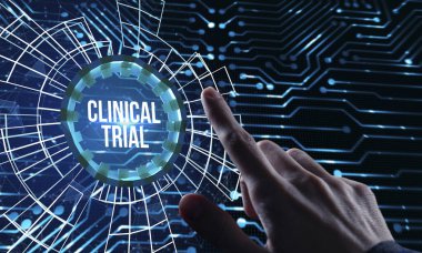  İnternet, iş, Teknoloji ve ağ konsepti. Klinik deney.