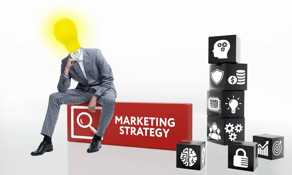 ビジネス テクノロジー インターネット ネットワークの概念 デジタルマーケティングコンテンツ企画広告戦略コンセプト — ストック写真