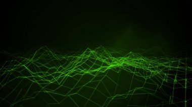 Soyut fütüristik, koyu mavi arka planda çokgen şekilli teknoloji. Dijital teknoloji kavramı tasarla. 