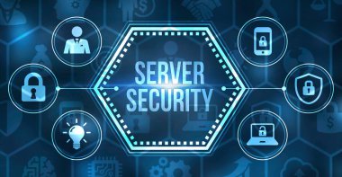 İnternet, iş, teknoloji ve ağ konsepti. Siber güvenlik veri koruması iş teknolojisi gizlilik kavramı. 