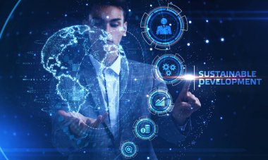 DEVELOPMENT yazıtları, bulut teknolojisi konsepti. İş, Teknoloji, İnternet ve ağ kavramı.