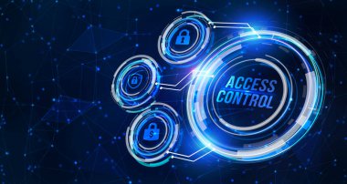 İnternet, iş, teknoloji ve ağ konsepti. Siber güvenlik veri koruması iş teknolojisi gizlilik kavramı