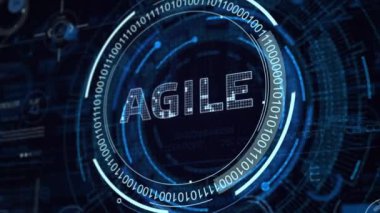 İş, Teknoloji, İnternet ve ağ konsepti. Agile Yazılım Geliştirme.
