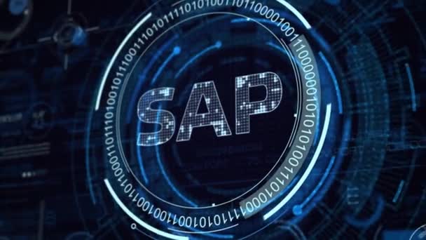 Sap 시스템 소프트웨어 자동화 개념은 데이터 센터에 인터넷 — 비디오