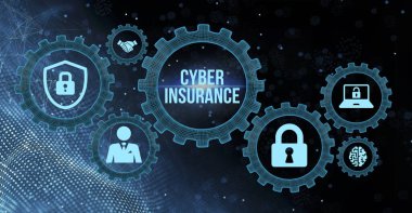 İnternet, iş, teknoloji ve ağ konsepti. Siber güvenlik veri koruması iş teknolojisi gizlilik kavramı. 