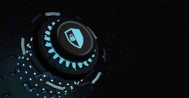 İnternet, iş, teknoloji ve ağ konsepti. Siber güvenlik veri koruması iş teknolojisi gizlilik kavramı. 