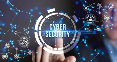 İnternet, iş, teknoloji ve ağ konsepti. Siber güvenlik veri koruması iş teknolojisi gizlilik kavramı. 