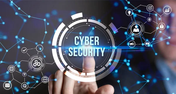 İnternet, iş, teknoloji ve ağ konsepti. Siber güvenlik veri koruması iş teknolojisi gizlilik kavramı. 