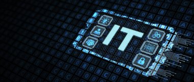 Bilgi teknolojisi hakkında etiket bulutu sunan bilişim danışmanı