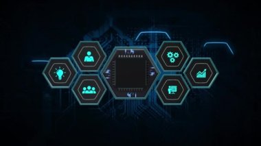 İş, Teknoloji, İnternet ve ağ konsepti. Dijital Pazarlama içerik planlama reklam stratejisi kavramı