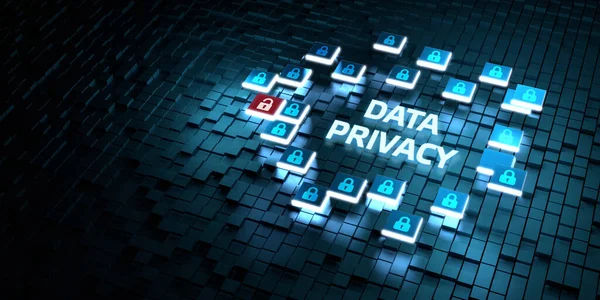 Cyber Security Protezione Dei Dati Business Tecnologia Privacy Concetto — Foto Stock