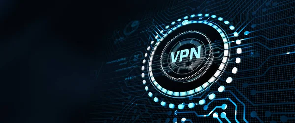 Unternehmen Technologie Internet Und Netzwerkkonzept Vpn Netzwerk Sicherheit Internet Datenschutz — Stockfoto