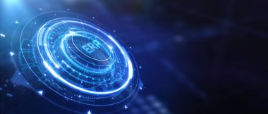 İş, Teknoloji, İnternet ve ağ konsepti. Enterprise Resource Planlama ERP şirket yönetimi.