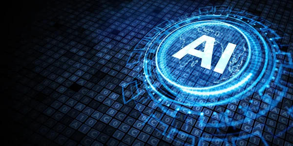 Yapay zeka (yapay zeka), makine öğrenme ve modern bilgisayar teknolojileri kavramları. İş, Teknoloji, İnternet ve ağ kavramı. 