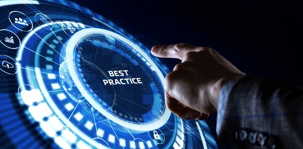 Affärsidé Teknik Internet Och Nätverkskoncept Best Practice Framgångsrik Affärsidé — Stockfoto