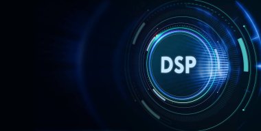 DSP - Talep Tarafı Platformu. İş, Teknoloji, İnternet ve ağ kavramı.