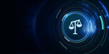 İş, Teknoloji, İnternet ve ağ konsepti. Çalışma Hukuku Avukatı.