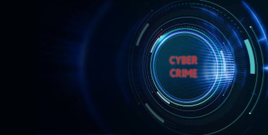 Siber güvenlik veri koruması iş teknolojisi gizlilik kavramı. Siber Suçlar