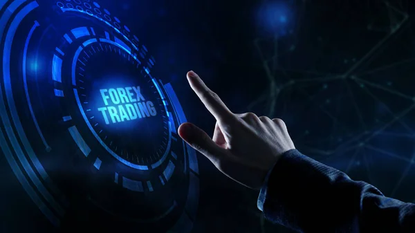 Internet Negócios Tecnologia Conceito Rede Forex Trading Novo Conceito Negócio — Fotografia de Stock