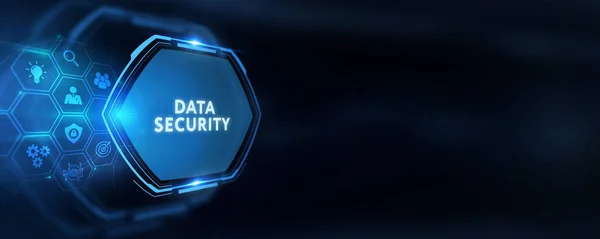 Datenschutzkonzept Für Unternehmen Bereich Cyber Sicherheit — Stockfoto
