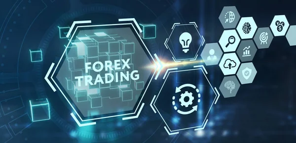 Forex Trading Konsep Bisnis Baru Konsep Bisnis Teknologi Internet Dan — Stok Foto